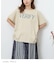 冷感天竺 UV加工 ボートネック ドロスト Tシャツ