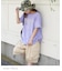 冷感天竺 UV加工 ボートネック ドロスト Tシャツ
