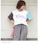 26/-天竺 カットソー ビッグ ロゴ Tシャツ