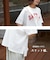 26/-天竺 カットソー フリンジ付 ヤッコ Tシャツ