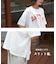 26/-天竺 カットソー フリンジ付 ヤッコ Tシャツ