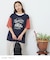 32/-OE天竺 カットソー ロゴ プリント Tシャツ