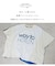 冷感天竺 切替 ロゴプリント Tシャツ