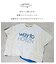 冷感天竺 切替 ロゴプリント Tシャツ