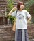フロッキー プリント レギュラー Tシャツ