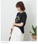 フロッキー プリント レギュラー Tシャツ