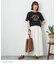 フロッキー プリント レギュラー Tシャツ