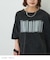 パウダー加工 グラフィック ロゴ プリント Tシャツ