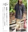 ケミカル加工 インディゴ ポケット Tシャツ