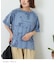 パウダー加工 バンダナ プリント ワイド Tシャツ
