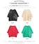 32/-OE天竺 パウダー加工 5分袖 ドルマン Tシャツ