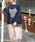 スラブ天竺 × 先染め チェック 裾フリル リメイク風 プルオーバー Tシャツ