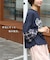 スラブ天竺 × 先染め チェック 裾フリル リメイク風 プルオーバー Tシャツ