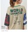 PEANUTS ( ピーナッツ )  32/-スラブ天竺 ライン入り 7分袖 プルオーバー Tシャツ