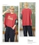 PEANUTS ( ピーナッツ )  32/-スラブ天竺 配色 ワイド Tシャツ