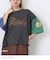PEANUTS ( ピーナッツ )  32/-スラブ天竺 配色 ワイド Tシャツ