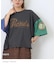 PEANUTS ( ピーナッツ )  32/-スラブ天竺 配色 ワイド Tシャツ