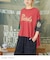 PEANUTS ( ピーナッツ )  32/-スラブ天竺 配色 ワイド Tシャツ