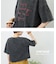 パウダー加工 ロゴプリント ワイド Tシャツ