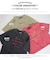 パウダー加工 ロゴプリント ワイド Tシャツ