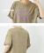 パウダー加工手書き風ロゴワイドTシャツ