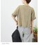 パウダー加工手書き風ロゴワイドTシャツ