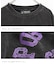 パウダー加工手書き風ロゴワイドTシャツ