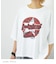 WEB限定 グラフィック プリント ワイド Tシャツ