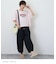 WEB限定 シアー 天竺 ロゴプリント ワイド Tシャツ