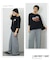 オールドスポーツライク グラフィックロゴ ワイド Tシャツ