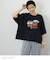 オールドスポーツライク グラフィックロゴ ワイド Tシャツ