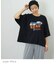 オールドスポーツライク グラフィックロゴ ワイド Tシャツ
