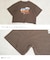オールドスポーツライク グラフィックロゴ ワイド Tシャツ