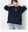 OE天竺 カットソー ロゴプリント ビッグ Tシャツ