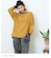 先染め ボーダー ロゴプリント ビッグTシャツ