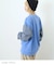 カットソー × ツイル ケミカルウォッシュ 袖ドロスト プルオーバー