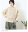 フリンジ ニット メッシュ プルオーバー