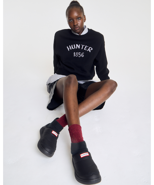 WOMENS IN/OUT PUFFER KNIT BOOT｜ハンターの通販｜&mall（アンド