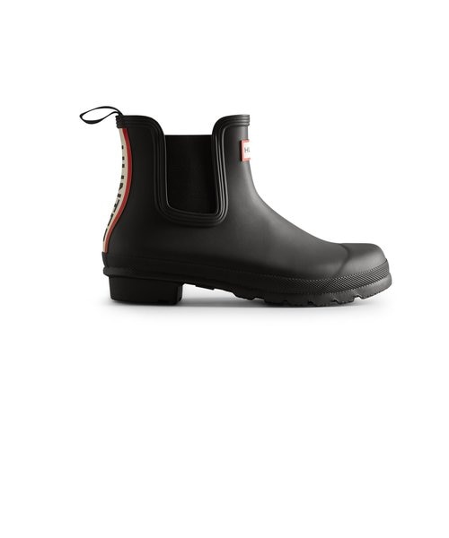 レディース オリジナル チェルシー ハンター トリ カラー ロゴ