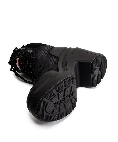 美品　値下げ！HUNTER エクスプローラー レースアップ ヒールブーツ ハンター HUNTER ハンター HUNTER レディース WFP1108LNY