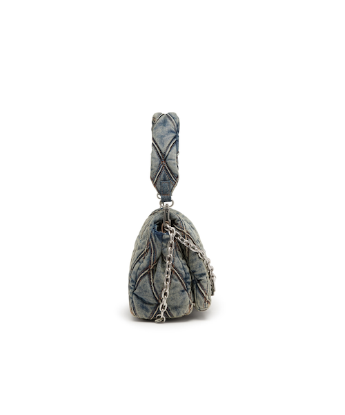 レディース デニム キルティング ショルダーバッグM｜ディーゼルの通販