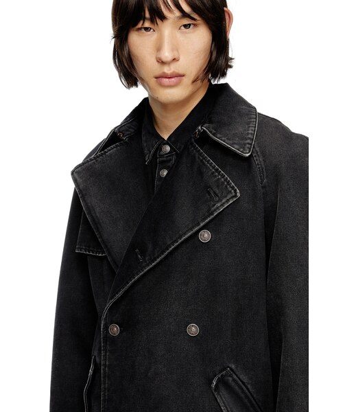 メンズ コート デニム D-DELIRIOUS-D JACKET｜ディーゼルの通販｜&mall