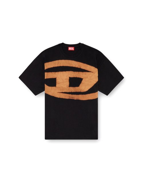 【DIESEL】ブリーチ加工 コットン Tシャツ メンズ Tシャツ ブリーチ加工｜ディーゼルの通販｜&mall（アンド