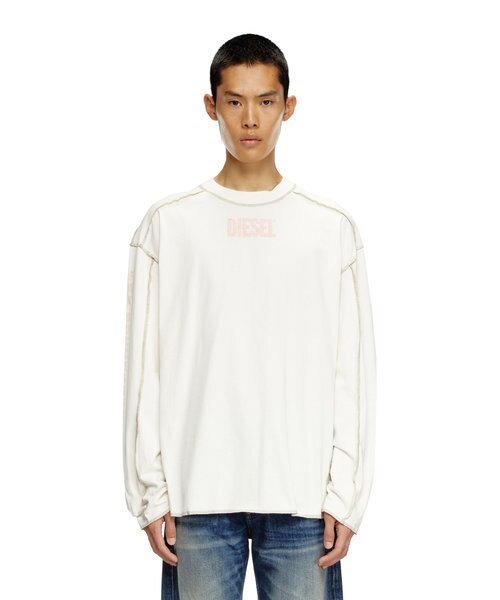 DIESEL グラフィックプリント 長袖Tシャツ 楽天市場】送料無料 DIESEL ディーゼル グラフィックプリント