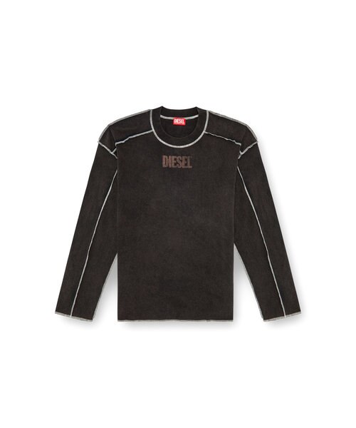 DIESEL アートプリント 長袖シャツ メンズ Tシャツ 長袖 プリント｜ディーゼルの通販｜&mall