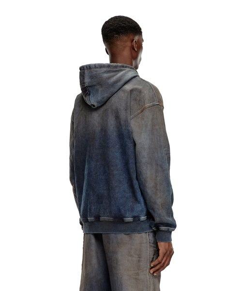メンズ スウェット パーカー デニム｜ディーゼルの通販｜&mall（アンド