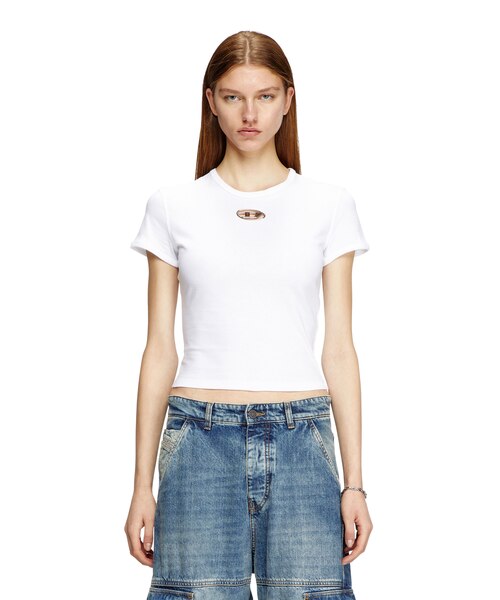 ウィメンズ Tシャツ T-UNCUTIE-LONG-OD-Q ウィメンズ Tシャツ T-UNCUTIE-LONG-OD-Q1｜ディーゼルの通販｜&mall