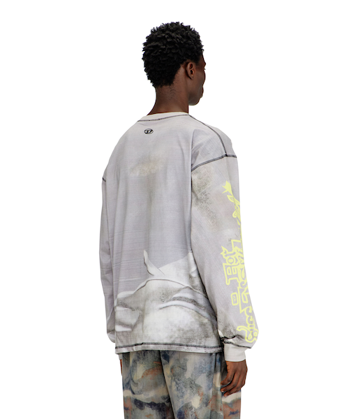 メンズ 長袖Tシャツ T-BOXT-LS-V3｜ディーゼルの通販｜&mall（アンド