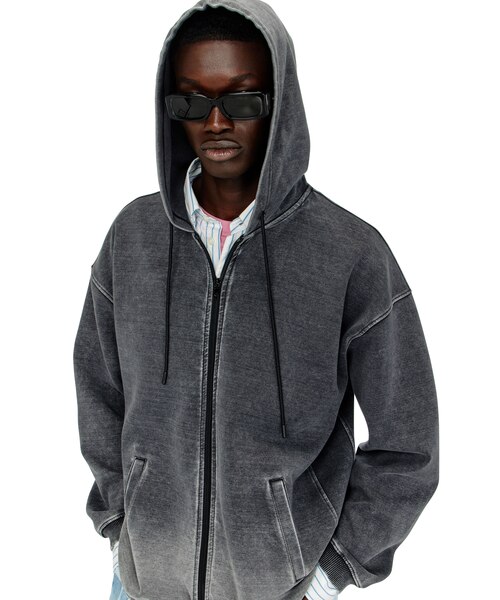 メンズ ジップアップパーカー S-HERMY-ZIP｜ディーゼルの通販｜&mall