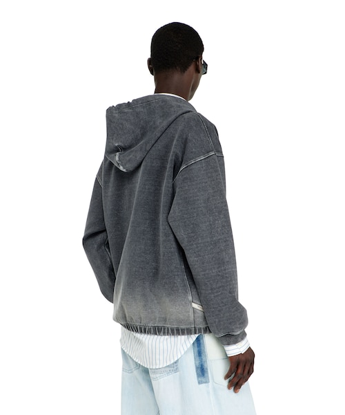 メンズ ジップアップパーカー S-HERMY-ZIP｜ディーゼルの通販｜&mall